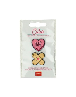 LEGAMI - Cutie - Set Of 2 Metal Stickers - GRL PWR