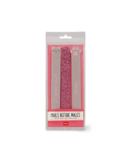 LEGAMI - Set of 3 Nail Files - Nails Before Males - Kitty