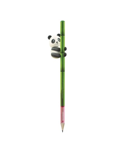 LEGAMI - Pencil With Eraser - Panda