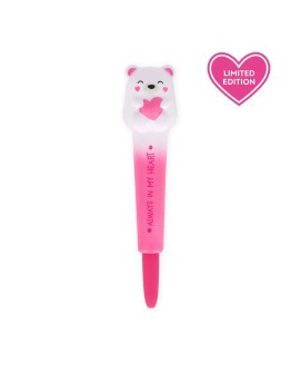 LEGAMI - Squishy Gel Pen - Squeezies - White bear