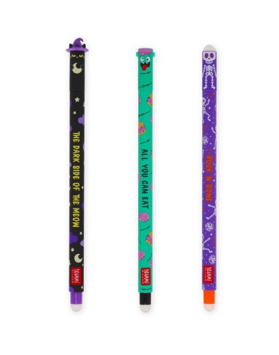 LEGAMI - Set of 3 Erasable Gel Pens - The Boo Crew