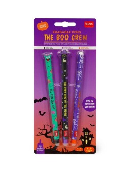 LEGAMI - Set of 3 Erasable Gel Pens - The Boo Crew