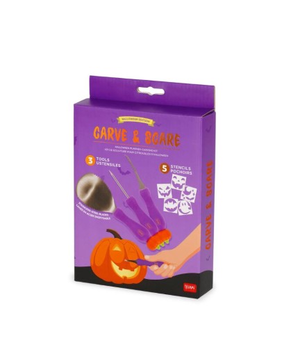 LEGAMI - Halloween Pumpkin-Carving Kit - Carve & Scare