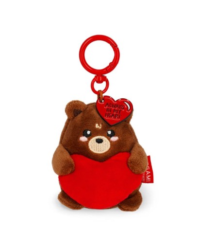 LEGAMI - Plush Key Ring - Super Soft! - Teddy bear - Tiny