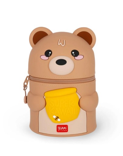 LEGAMI - Teddy Bear Tabletop Pen Holder - Super Kawaii