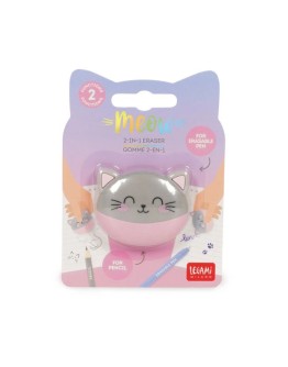LEGAMI - 2-in-1 Eraser - Meow - Kitty