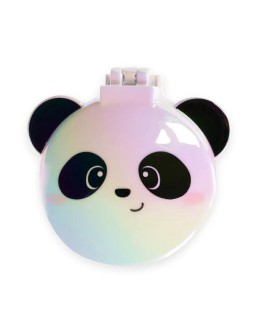 LEGAMI - Hairbrush with Mirror - Nice Hair - Panda