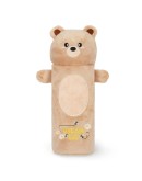LEGAMI - Soft Plush Pencil Case - Super Soft! - Teddy Bear "Dream Big"