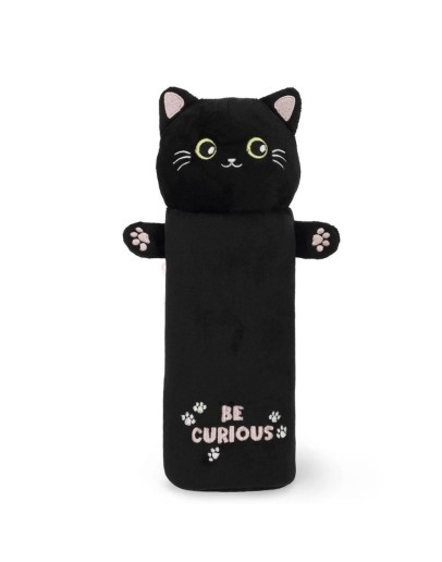 LEGAMI - Soft Plush Pencil Case - Super Soft! - Kitty "Be Curious"