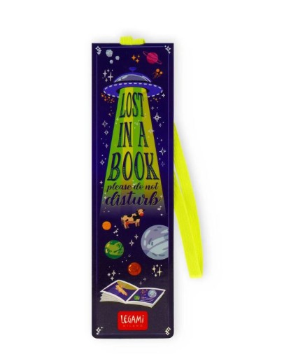 LEGAMI - Bookmark With Elastic Band - Space