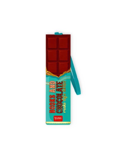 LEGAMI - Bookmark With Elastic Band - Books and chocolate