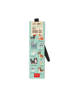 LEGAMI - Bookmark With Elastic Band - Dogs
