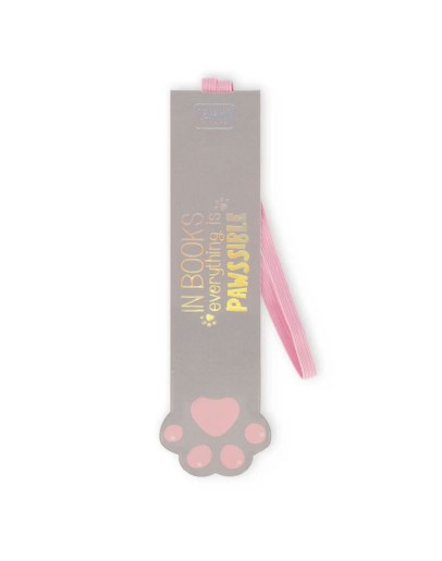 LEGAMI - Bookmark With Elastic Band - Kitty Paw