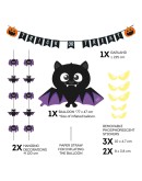 LEGAMI - Halloween Door Decoration Set - Trick Or Treat LEGAMI - Halloween Door Decoration Set - Trick Or Treat