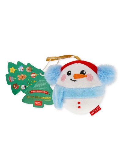 LEGAMI - Plush Christmas Decoration - Oh-Oh-Ohrnaments - Snowman