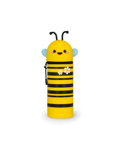 LEGAMI - Pencil Case 2 in 1 soft silicone - Kawaii - Bee