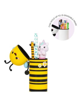 LEGAMI - Pencil Case 2 in 1 soft silicone - Kawaii - Bee