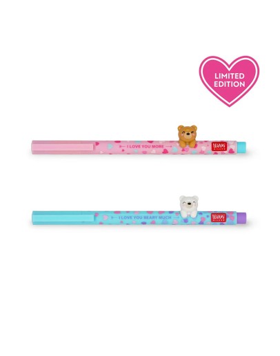 LEGAMI - Set of 2 Gel Pens - Beary in Love