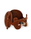 LEGAMI - Cute Travel Pillow with Sleep Mask - Teddy bear