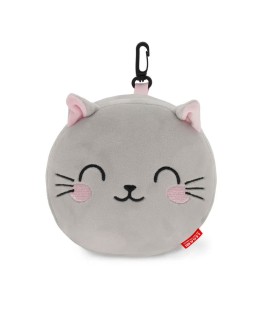 LEGAMI - Cute Travel Pillow with Sleep Mask - Cat