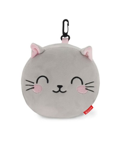 LEGAMI - Cute Travel Pillow with Sleep Mask - Cat