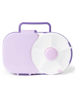 GOBE - 2in1 Lunchbox & Snack Spinner Sticker Edition - Grape Purple