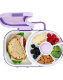 GOBE - 2in1 Lunchbox & Snack Spinner Sticker Edition - Grape Purple