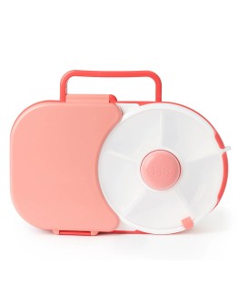 GOBE - 2in1 Lunchbox & Snack Spinner Sticker Edition - Watermelon Pink