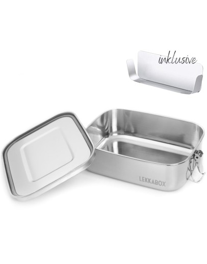 LEKKABOX - RVS Lunchbox - 1000 ml