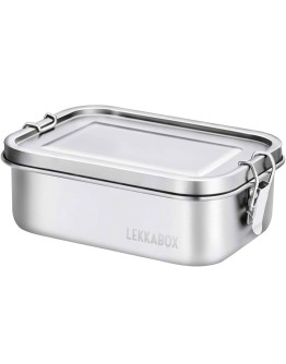 LEKKABOX - RVS Lunchbox - 1000 ml