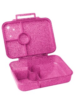 LEKKABOX - Glamour Lunchbox with 4 compartments - Pink
