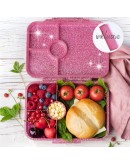 LEKKABOX - Glamour Lunchbox with 4 compartments - Pink