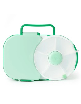 GOBE - 2in1 Lunchbox & Snack Spinner Sticker Edition - Sage Green