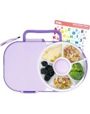 GOBE - 2in1 Lunchbox & Snack Spinner Sticker Edition - Grape Purple