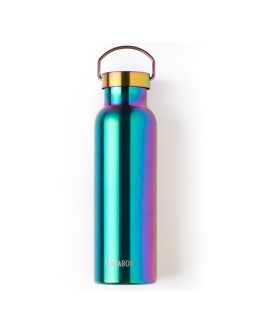 LEKKABOX - RVS Drinkfles isolerend Rainbow - 600 ml