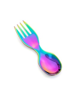 LEKKABOX - RVS Spork Rainbow