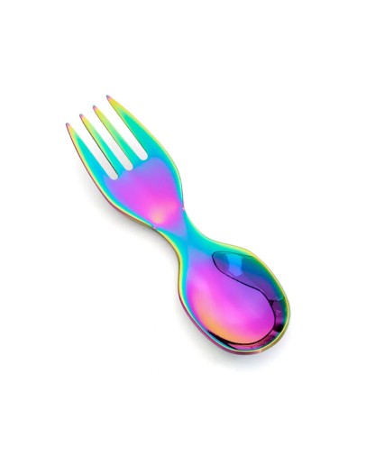 LEKKABOX - RVS Spork Rainbow