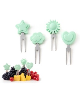 LEKKABOX - Bento Picks Stainless Steel - 4 Set