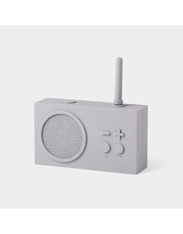 LEXON - TYKHO 3 FM radio – 3W Bluetooth® speaker - Light grey