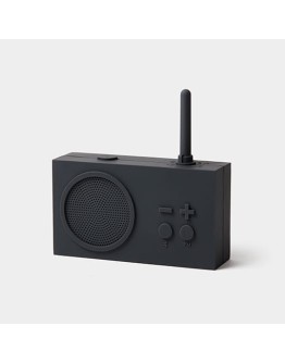 LEXON - TYKHO 3 FM radio – 3W Bluetooth® speaker - Dark grey