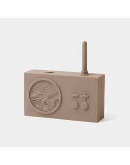 LEXON - TYKHO 3 FM radio – 3W Bluetooth® speaker - Taupe