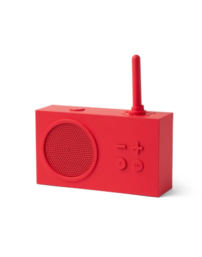 LEXON - TYKHO 3 FM radio – 3W Bluetooth® speaker - Red
