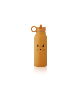 LIEWOOD - Falk water bottle 350 ml - Cat Mustard