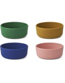 LIEWOOD - Iggy plain silicone bowl - Eden multi mix - 1 piece