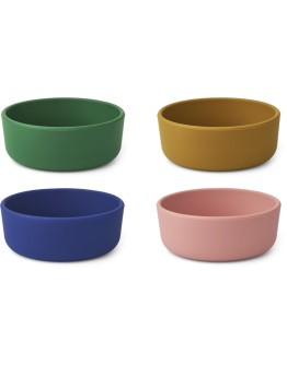 LIEWOOD - Iggy plain silicone bowl - Eden multi mix - 1 piece