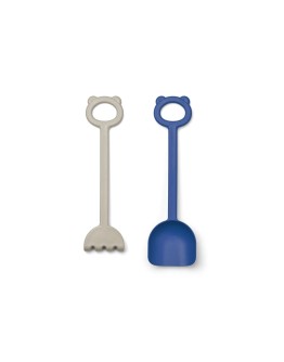 LIEWOOD - Hilda shovel and rake - Surf Blue Mist mix