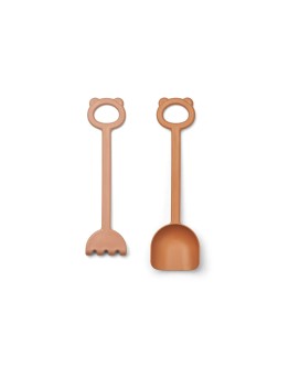 LIEWOOD - Hilda shovel and rake - Almond Tuscany rose mix