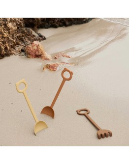 LIEWOOD - Hilda shovel and rake - Almond Tuscany rose mix