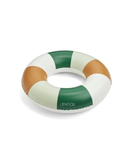 LIEWOOD - Baloo Swim ring Small - Stripe Dusty mint Multi mix