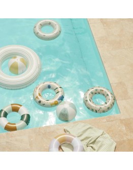 LIEWOOD - Baloo Swim ring Small - Stripe Dusty mint Multi mix